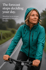 Wasserdichte Damen Regenjacke mit Kapuze Winddicht