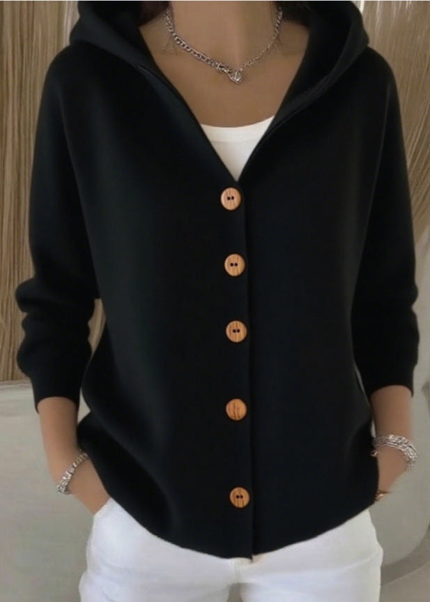 Gabriele Strickjacke mit Kapuze Alternative zu Norweger Pullover Damen