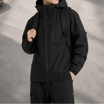 Wasserdichte Damen Regenjacke mit Kapuze und Lotuseffekt
