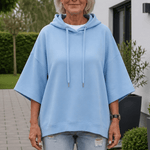 Oversized Kapuzensweatshirt mit weiten Ärmeln für Damen