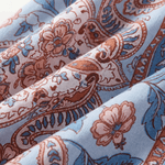 Fliessendes Boho-Maxikleid mit Blumendruck und V-Ausschnitt