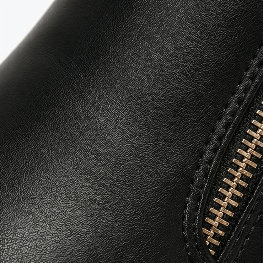 Damen Plateau-Stiefeletten mit Blockabsatz und Seitreissverschluss