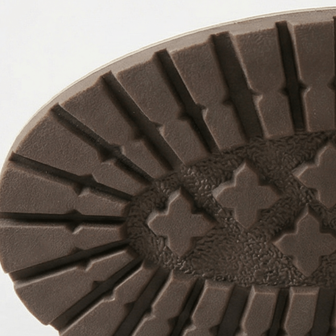 Damen Stiefeletten aus Veloursleder-Optik mit Schnalle und Blockabsatz
