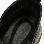 Damen Plateau-Stiefeletten mit Blockabsatz und Seitreissverschluss