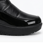 Fellgefütterte Kniehohe Overknee-Stiefel für Damen mit Steppdesign