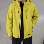 Wasserdichte Damen Regenjacke mit Kapuze und Lotuseffekt