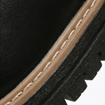 Damen Plateau-Stiefeletten mit Blockabsatz und Seitreissverschluss