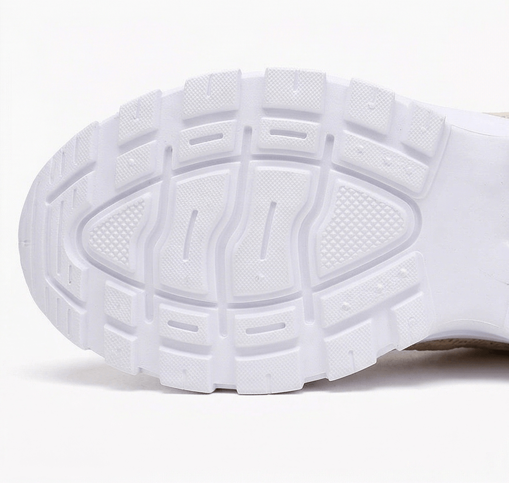 Bequeme Damen Sneaker aus atmungsaktivem Strick mit Slip-On Design