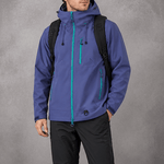 Wasserdichte Damen Regenjacke mit Kapuze und Lotuseffekt