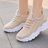 Bequeme Damen Sneaker aus atmungsaktivem Strick mit Slip-On Design
