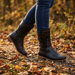 Westlyn Schnür-Stiefeletten mit Nietendetail und Warmfutter