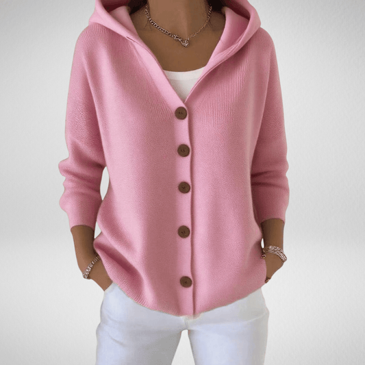 Gabriele Strickjacke mit Kapuze Alternative zu Norweger Pullover Damen