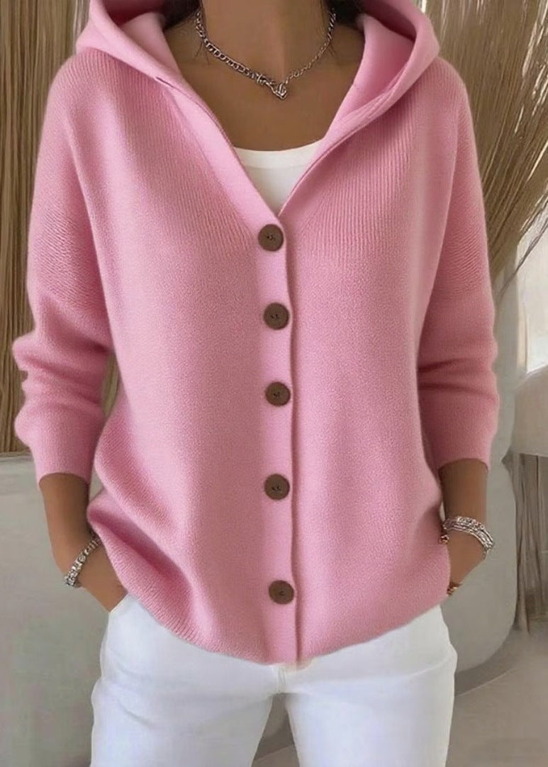 Gabriele Strickjacke mit Kapuze Alternative zu Norweger Pullover Damen