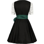 Besticktes Dirndlkleid mit Schürze für Damen im Trachtenmode-Stil