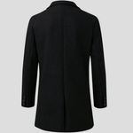Eleganter Herren Mantel mit Reverskragen und Knopfleiste
