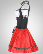 Dirndl Kostüm mit Schürze für Oktoberfest und Trachten Mode Damen