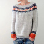 Maude Baumprint Wollpullover mit Rundhalsausschnitt für Damen