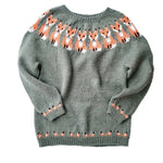 Victoria Fair-Isle Strickpullover mit Rundhalsausschnitt für Damen