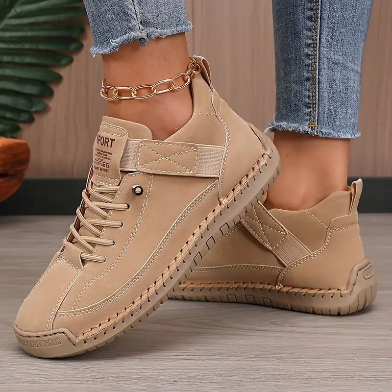 Damen Sneaker mit Klettverschluss und Komfortsohle