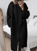Oversized Kurzmantel aus Wollmischung mit Reverskragen für Damen