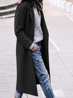 Angelika Oversized Wollmantel mit Reverskragen für Damen