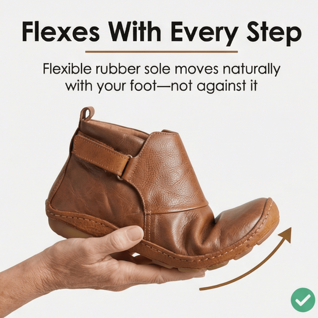 Solena Verstellbare Damen Stiefeletten mit extra weiter Zehenbox