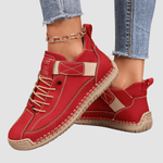 Damen Sneaker mit Klettverschluss und Komfortsohle