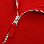 Longline Kapuzenjacke mit Reissverschluss und Taschen