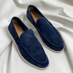 Herren Wildleder-Loafer mit bequemer Laufsohle für den Alltag
