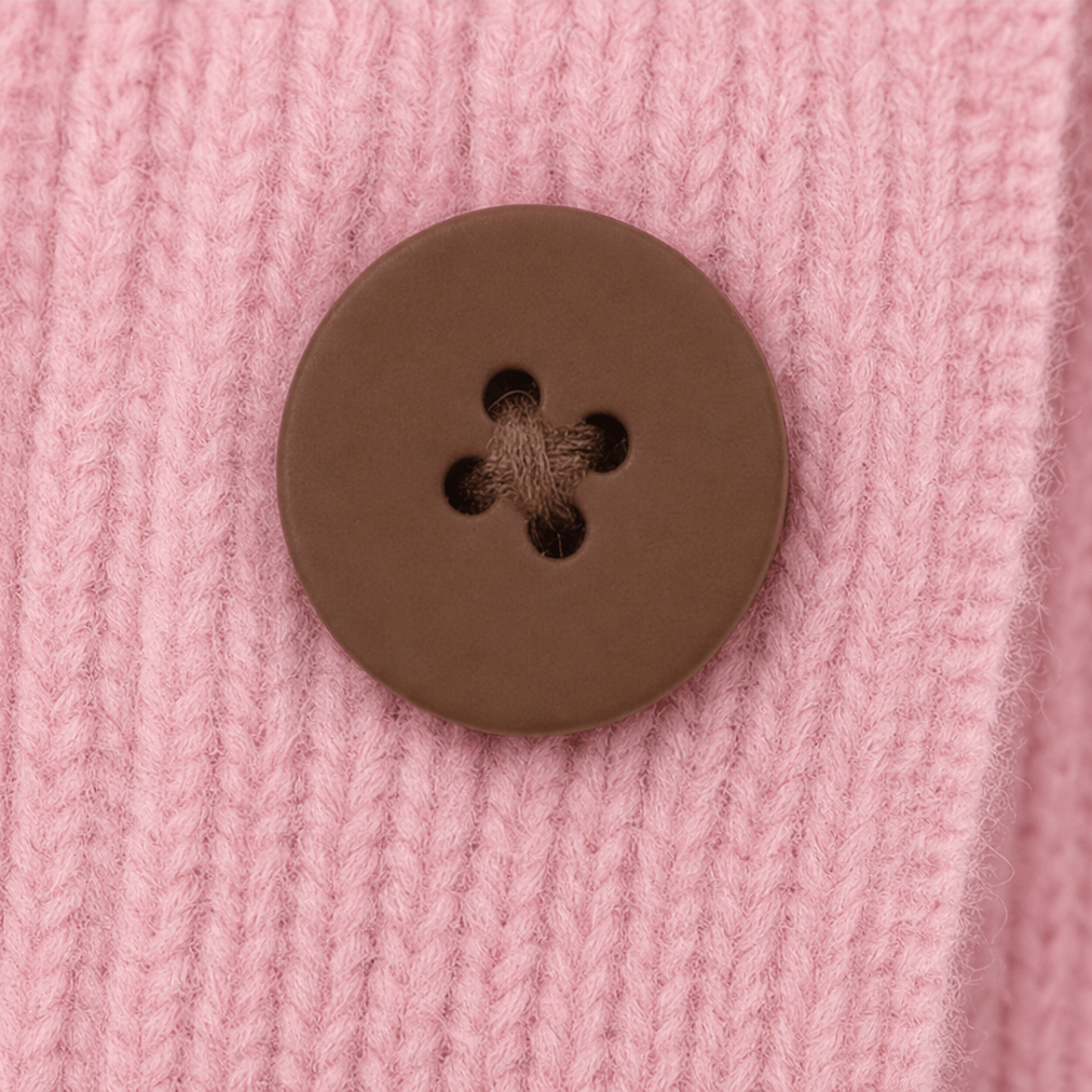 Rüschenkragen-Strickjacke aus weichem Feinstrick für Damen