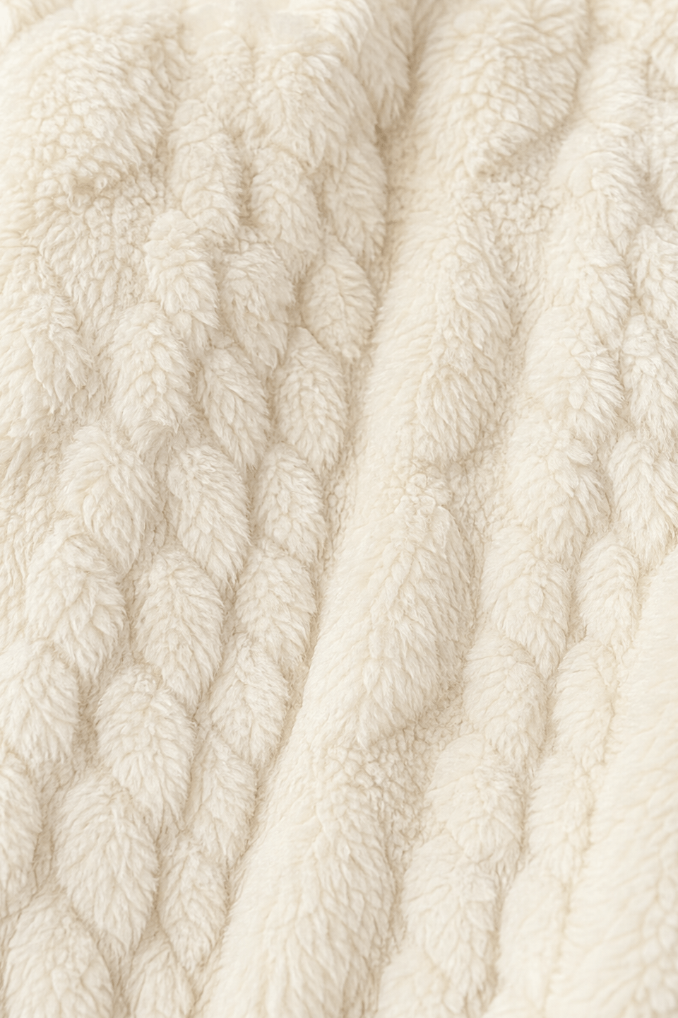 Damen Strickstruktur Longline Mantel mit Kapuze