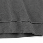 Oversize Waffelstrick Henley Hoodie mit Knopfleiste