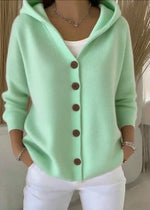 Gabriele Strickjacke mit Kapuze Alternative zu Norweger Pullover Damen