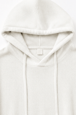 Kapuzenpullover mit Kordelzug und Strickstruktur für Damen