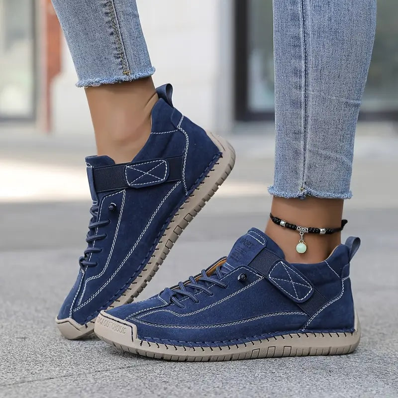 Damen Sneaker mit Klettverschluss und Komfortsohle