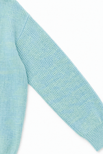 Oversized Strickpullover mit Waffelmuster und lockerer Passform