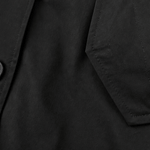 Kapuzen-Midi-Trenchcoat für Damen aus Baumwollmischung mit Kordelzug in der Taille
