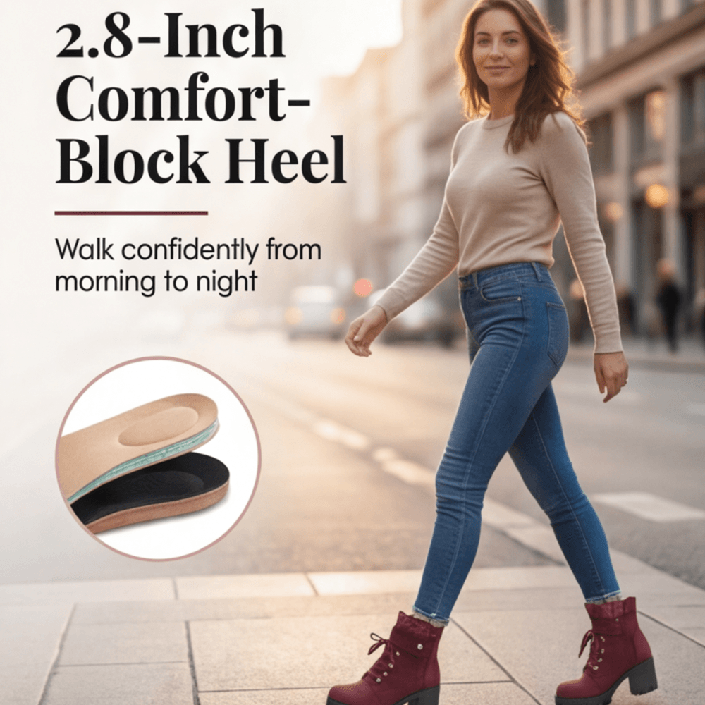 Lacelle Spitzenbesetzte Damen Stiefeletten aus Wildleder mit Blockabsatz