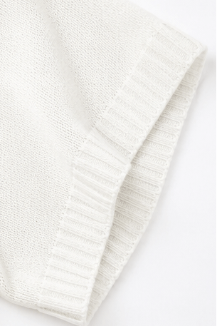 Kapuzenpullover mit Kordelzug und Strickstruktur für Damen