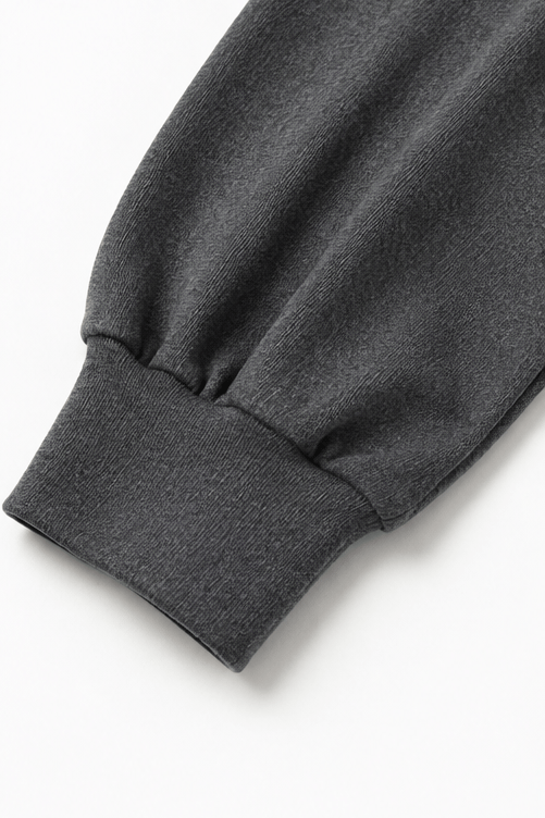 Zweiteiliges Rollkragen-Set mit weitem Hosenbein