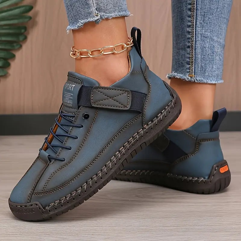Damen Sneaker mit Klettverschluss und Komfortsohle