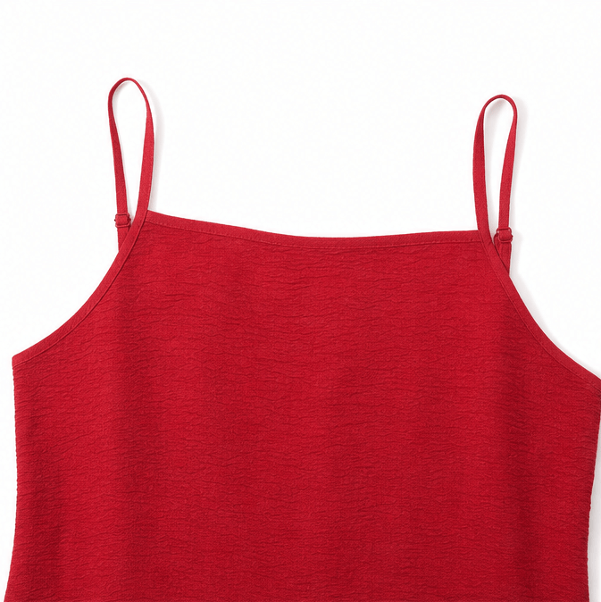 Ärmelloses Leinen-Optik Maxikleid mit Trägern für Damen