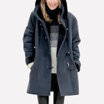 Kapuzenjacke mit Toggle-Verschluss und Kunstfell-Mix aus Fleece