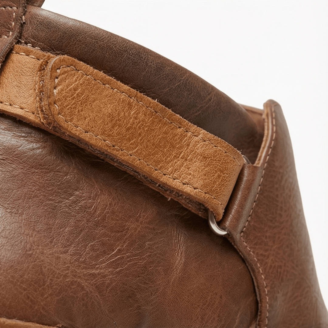 Solena Verstellbare Damen Stiefeletten mit extra weiter Zehenbox
