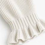 Damen V-Ausschnitt Strickpullover mit Knopfleiste und Rippstruktur