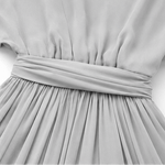 Kaltschulter Maxikleid mit Wickeloptik und Chiffon-Cape für Damen