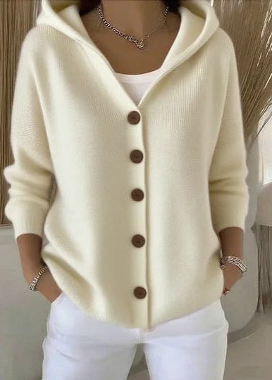 Gabriele Strickjacke mit Kapuze Alternative zu Norweger Pullover Damen