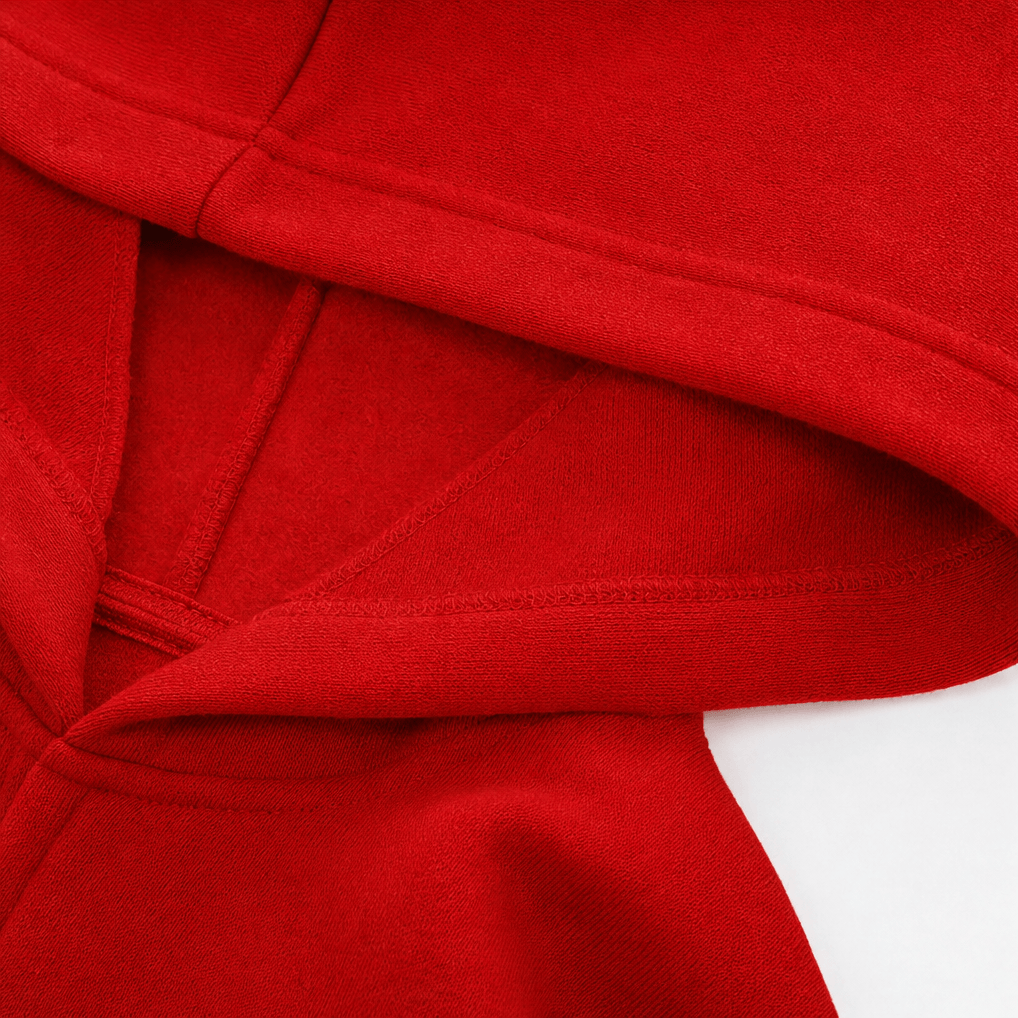 Longline Kapuzenjacke mit Reissverschluss und Taschen