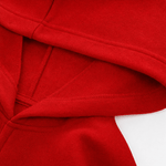Longline Kapuzenjacke mit Reissverschluss und Taschen