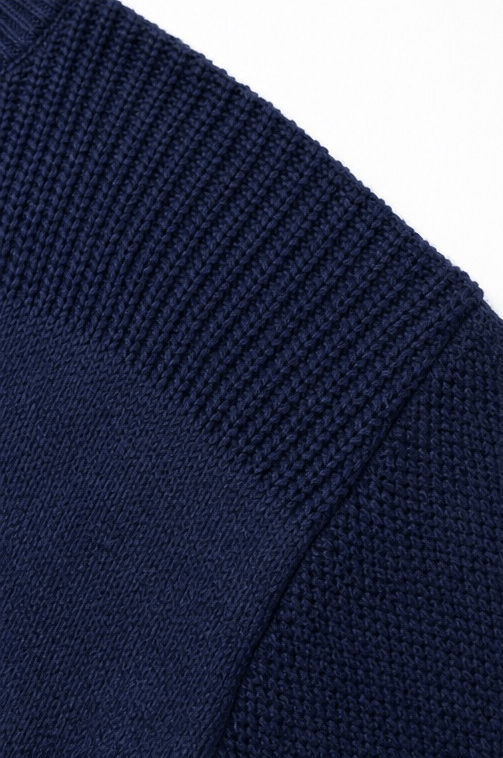 Oversized Damen Rippstrick-Wollpullover mit Wasserfallausschnitt und lässigem Schulterfall